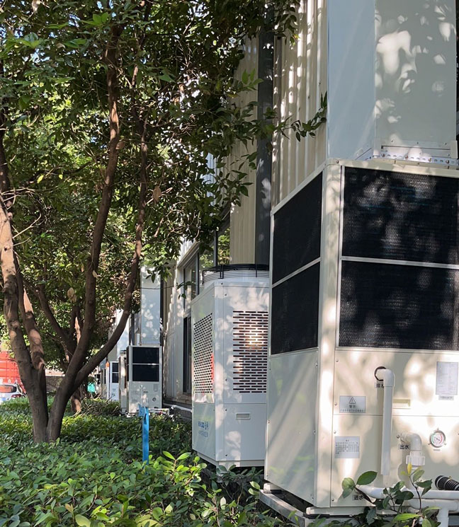 汽車配件廠車間降溫項目，安裝10臺工業(yè)蒸發(fā)冷省電空調(diào)